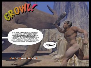 Cretaceous prik 3d homo komisch sci-fi vies film verhaal