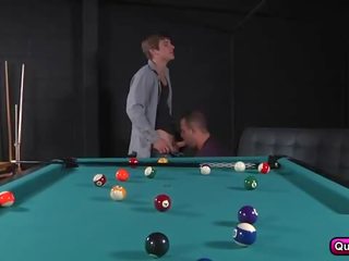 Playing Pool introduces Luke Hard And turned on