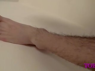 Wdzięczny stopa fetysz gej x oceniono klips